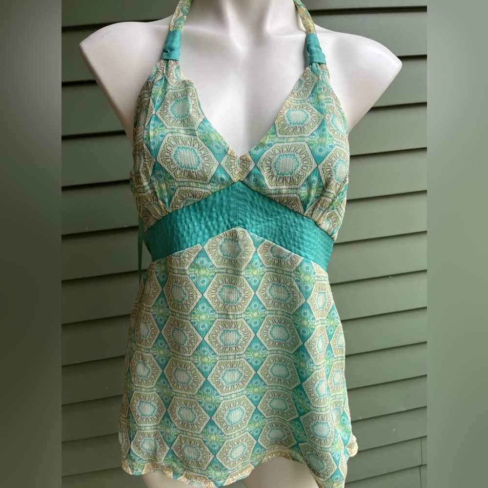 Beautiful Light Silk Halter Top